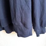 Garage Womens Sweatshirt Navy Blue Hamptons Tennis Crew Neck Oversized Size XL Photo 6