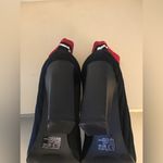 Calvin Klein women black knit rib Antonette heel boots US 9.5 Photo 4