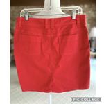 Caslon  Red Denim Mini Skirt 8 Photo 8