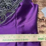 Theia Gazaar Sleeveless Illusion Lace Mermaid Gown 6 Purple Photo 6