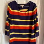 Banana Republic  Striped Sweater Womens Size XL Nautical Striped Colorblock‎ Blue Photo 0