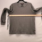 Eddie Bauer  Waffle Knit Thermal Shirt Gray Small Photo 8