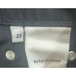 Reformation ‎ Jeans Jordi Kick Flare Black Size 23 Mid Rise Crop/Ankle NWT Photo 8