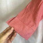 White Stag Pink Linen Blend Button Up Lightweight Jacket Size Small 4/6 Photo 4