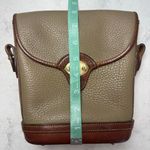 Dooney & Bourke Vintage 80’s Leather Bag Taupe British Tan Photo 13