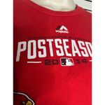 Majestic Cardinals Postseason T-Shirt MLB Baseball Red Graphic Tee Photo 2