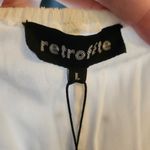 Retrofête Retrofete Zadie Embellished Silk Chiffon Dress Sleeveless White Large NWT Photo 10