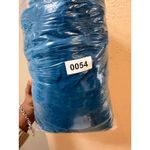 Vanity Fair  Vintage Teal Maxi Dress Womens 14 Long Sleeve Modest Prairie Pockets Photo 8