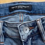 Cult of Individuality Gypsy High Rise Scarlett Stripe Skinny Jeans Blue Size 24 Photo 2