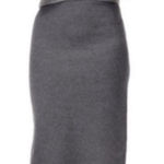 Babaton  Merino Charcoal Pencil Skirt size XXS Photo 0