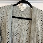 Jessica Simpson ‎ Sage Green Chenille Crop Sweater Size Small Photo 2