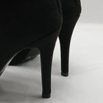 Journee Collection Markie Slouchy Boots Sz 8 Black Faux Suede Whimsygoth Witchy Photo 6