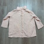 Free People  Pink Teddy Jacket‎ with Cozy Knit Material FLAW Photo 8