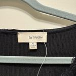 La Belle Charcoal Lace Accent Blouse Blue Size XL Photo 1