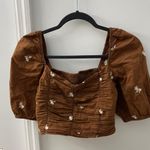 Abercrombie & Fitch Brown Top Photo 1