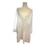La Blanca Women's White Cotton Cardigan - Size XL Photo 1
