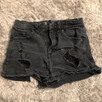 Aeropostale Black Jean Shorts Photo 0