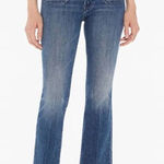 NEW MOTHER Hustler Patch Pockets ankle fray in out for the evening sz 31 Blue Photo 0