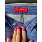 Guess Light Blue Denim High Waist Skinny Jeans w/ Rhinestones Photo 2