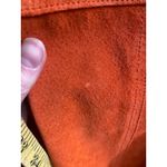 st. john's bay Vintage  Oversized Orange Suede Leather Jacket XL Boho Western Artsy Photo 6