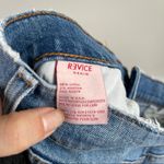 Revice Denim Revice Dream fit straight‎ leg raw hem high rise distressed jeans size 32 Photo 9