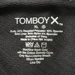 TomboyX Summit Athletic Shorts Moisture Wicking Black Womens XL Elastic Waist Photo 3