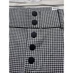 ZARA Trafaluc Legging Women Sz M Pants Houndstooth Black White Office Grunge Photo 2