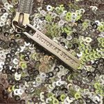 Victoria's Secret  silver sequin clutch purse Photo 5