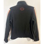 Harley Davidson Women's Y2K Fleece Jacket Size Medium Black Photo 4