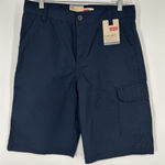 Levi's Low Rise Cargo Shorts Ripstop Navy Blue Chino Size 18 29 29x11 Photo 0