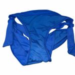 Seafolly  Royal Blue Flower Festival Bandeau Halter Bikini size 14 Photo 7