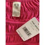 We The Free  by Free People Coconut Gathered Top New NWT Pink SMALL S Beautiful Photo 5
