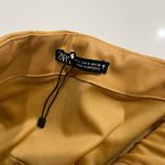 ZARA  Blogger Fav Caramel Color Faux Leather Strapless Mini Dress Photo 8