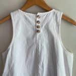 J.Crew  Denim Shift Dress in White Photo 7