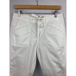 Calvin Klein Jeans  Relaxed White Capri Pants Lightweight Summer Casual Womens Photo 2