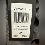 Verve Ami NWT  Gray and Black Off-Shoulder Sweater 2X Photo 8