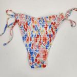 l*space L* Aubree Bikini Bitsy Bottom in Flowers Forever Size Medium NWT Tie Sides Photo 3