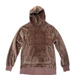 Colsie Women's Brown Faux Fur Hoodie Jacket XS Cozy Trendy Casual‎ Photo 0