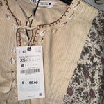 ZARA  Beige and Red Floral Maxi Dress Photo 9