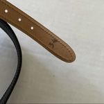SALE Vintage Faux Leather and Fabric Belt Tan Photo 4
