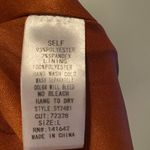 She & Sky Brown Faux Suede Wrap Gored Skirt With Side Tie Photo 8