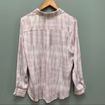 David Lerner  Portman Top Button Up Shirt Tie Dye size Small Photo 8