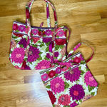Vera Bradley  Dahlia Floral Shoulder Bag Set Photo 0
