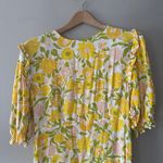 Faithfull the Brand  Jean-Marie Yellow Floral Midi Dress Size 6/M Photo 1