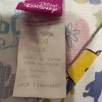 Disney Winnie The Pooh Scrub Top Women's 2X White Floral Print V-Neck Pockets Photo 4