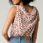 Free People Intimately Bare It All Animal Leopard Print Draped Front Bodysuit Photo 12