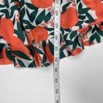 Plus Size 2XL Orange Citrus Fruit Print Romper V Photo 10