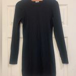 PINK - Victoria's Secret Pink Victoria’s Secret Black Ribbed Figure Forming Small Dress.        2315 Photo 0