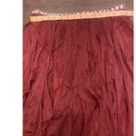 My Michelle My‎ Michelle Burgundy Tulle Party Skirt Size 11 Gemstone Waist Formal Holiday Photo 3