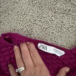 ZARA  Textured Purple Crop Top Photo 1